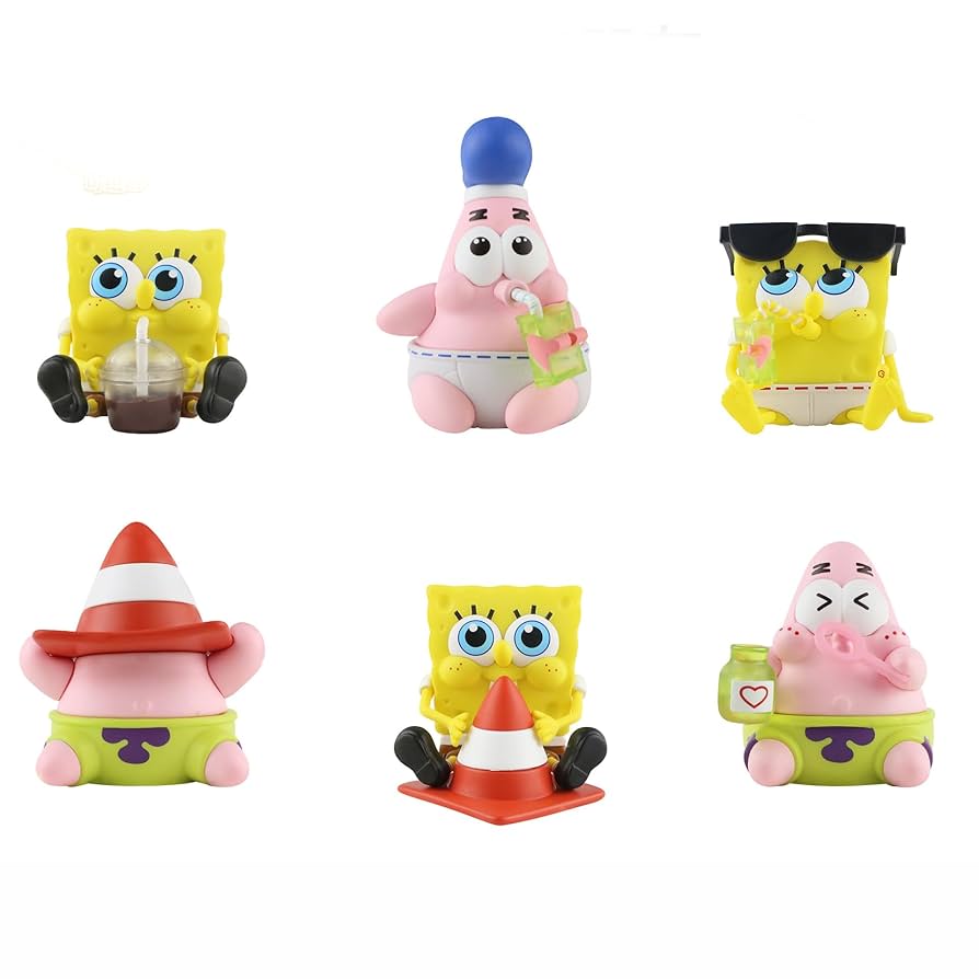 Amazon.co.jp: カプセル玩具 かわいい フィギュア スポンジボブ